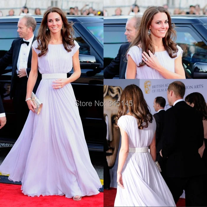 Custom Made Kate Middleton Red Carpet A-Line Bateau Sashes Simple Chiffon Celebrity Dresses Evening Dress Free Shipping
Custom Made Kate Middleton Red Carpet A-Line Bateau Sashes Simple Chiffon Celebrity Dresses Evening Dress Free Shipping
