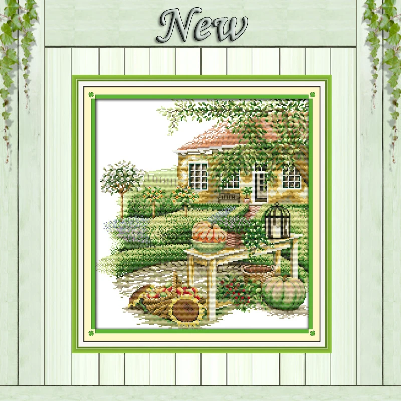 Green home,Counted Printed on the canvas 11CT DMC 14CT Cross Stitch Embroidery kit,needlework Set,Garden farm Scenic house Decor
Green home,Counted Printed on the canvas 11CT DMC 14CT Cross Stitch Embroidery kit,needlework Set,Garden farm Scenic house Decor