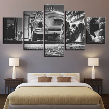 Canvas Painting Print Modular Pictures Frame Poster 5 Panel Modern Repair The Car Children Room Artwork Decoration 
Canvas Painting Print Modular Pictures Frame Poster 5 Panel Modern Repair The Car Children Room Artwork Decoration