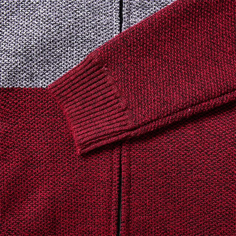 2019 Cashmere Cardigans Sweater Men Spring Male Heavy Knit Sweates Full Zipper Knitwear Warm Korean Style Fashion Brand Clothing 6