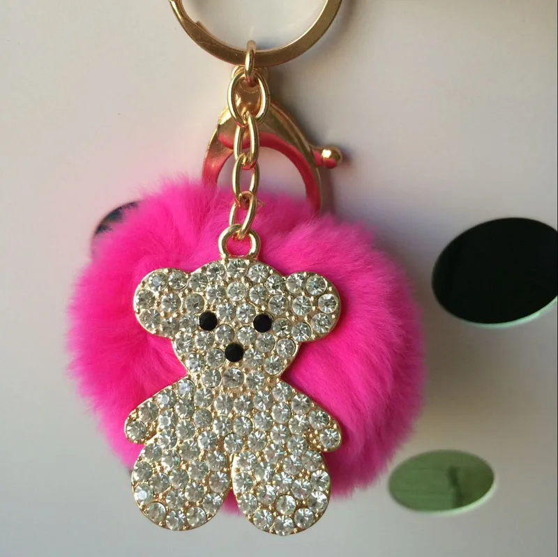 pronuve Fashion Fluffy Ball Bear Keychain Real Rabbit Fur Excelent Quality For Women key ring Holder EH637
pronuve Fashion Fluffy Ball Bear Keychain Real Rabbit Fur Excelent Quality For Women key ring Holder EH637