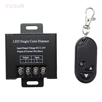 LED Single Dimmer Color DC12V-20A 3 Key RF for Single Color LED Warm white + white Strip Controller.
LED Single Dimmer Color DC12V-20A 3 Key RF for Single Color LED Warm white + white Strip Controller.
