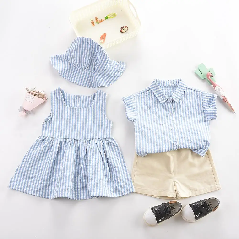 Детская одежда MILANCEL комплект одежды в полоску для девочек детская летняя brother sister