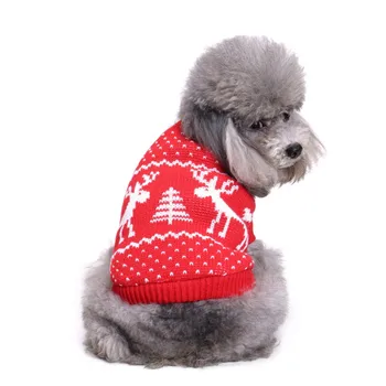 Autumn/winter Pet Dog Sweaters Christmas Elk Christmas Tree Pattern Knitting Sweater Dog Coat Pet Clothes Christmas Sweater
Autumn/winter Pet Dog Sweaters Christmas Elk Christmas Tree Pattern Knitting Sweater Dog Coat Pet Clothes Christmas Sweater