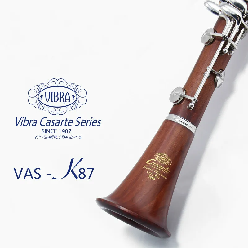 High Quality VIBRA K87 B Flat 17 Key Clarinet Silver Plated Button With Cleaning Cloth Woodwind Musical Instrument Free Shipping
High Quality VIBRA K87 B Flat 17 Key Clarinet Silver Plated Button With Cleaning Cloth Woodwind Musical Instrument Free Shipping