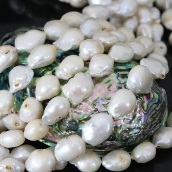 New 12-16mm natural freshwater cultured white pearls beads irregular freeform waterdrop wholesale retail jewelry 15inch B1358
New 12-16mm natural freshwater cultured white pearls beads irregular freeform waterdrop wholesale retail jewelry 15inch B1358