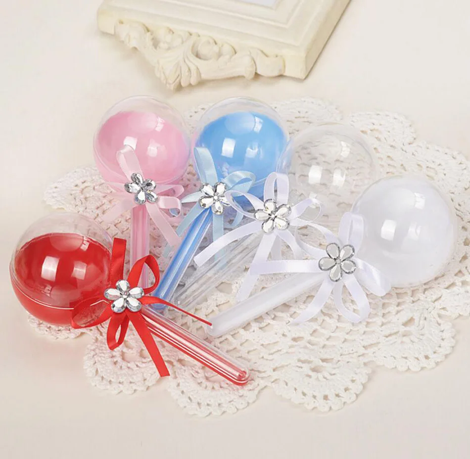 12pcs Plastic Lollipop Magic Wand Chocolate Candy Box Boxes For Wedding Party Baby Shower Favor Gift Flower Decoration
12pcs Plastic Lollipop Magic Wand Chocolate Candy Box Boxes For Wedding Party Baby Shower Favor Gift Flower Decoration