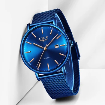 LIGE Unisex New Top Brand Luxury Mens Watches Sport Watch Slim Mesh Date Waterproof Quartz Watch Women Clock Relogio Masculino
LIGE Unisex New Top Brand Luxury Mens Watches Sport Watch Slim Mesh Date Waterproof Quartz Watch Women Clock Relogio Masculino