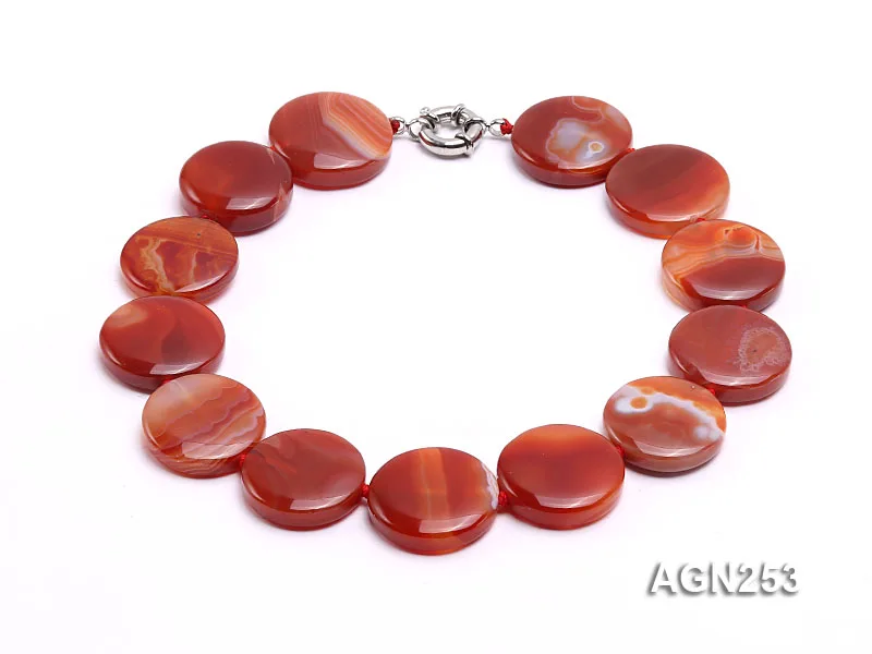 Unique Pearls jewellery Store Perfect Flat Coin 27mm Natural Red Agate Necklace 38cm Charming Women Gift
Unique Pearls jewellery Store Perfect Flat Coin 27mm Natural Red Agate Necklace 38cm Charming Women Gift