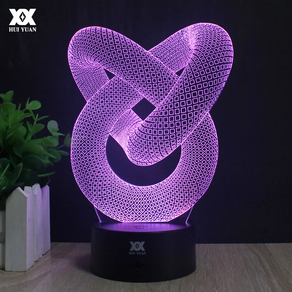 Abstract Graphics Acrylic 3D Lamp USB Creative illusion Ambiance Novelty Night Lights LED Desktop Decoration Table Lamps
Abstract Graphics Acrylic 3D Lamp USB Creative illusion Ambiance Novelty Night Lights LED Desktop Decoration Table Lamps