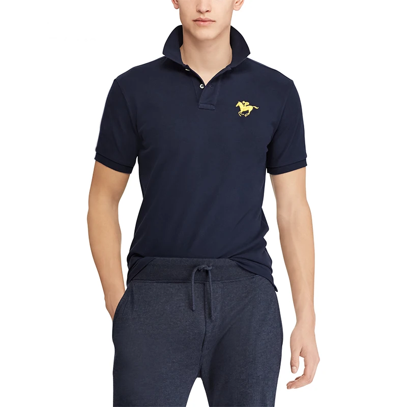 Mens Polo Shirts Men embroidery Polos Men Cotton Short Sleeve breathable jerseys Golf Tennis Polos Big Size Brand Clothing
Mens Polo Shirts Men embroidery Polos Men Cotton Short Sleeve breathable jerseys Golf Tennis Polos Big Size Brand Clothing