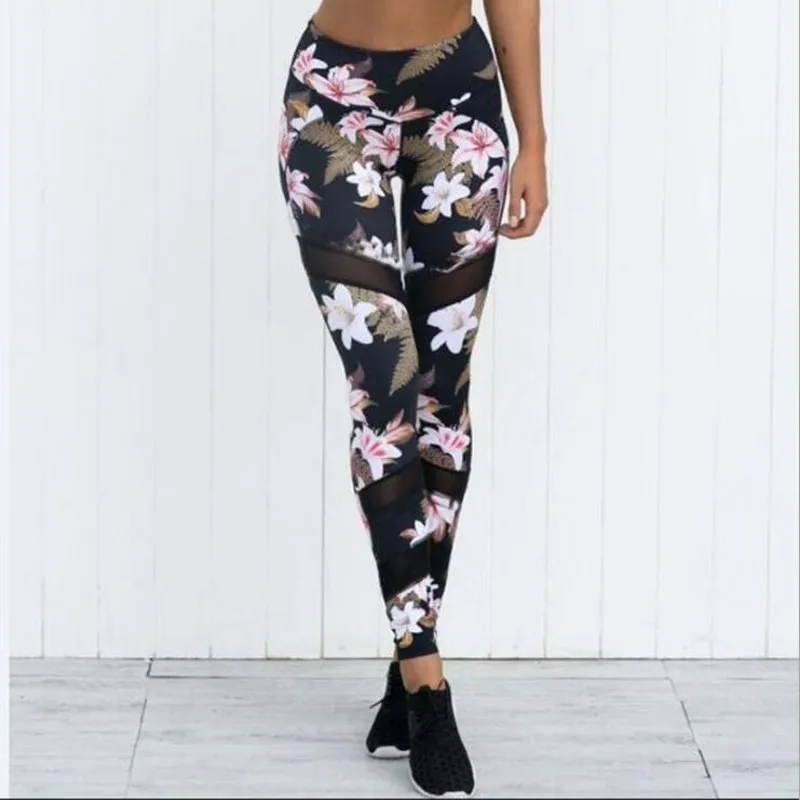 New Mesh insertion Flower print Leggings Women High Waist Fitness Leggings Workout Trousers Stretch Sportswear Pants Leggins
New Mesh insertion Flower print Leggings Women High Waist Fitness Leggings Workout Trousers Stretch Sportswear Pants Leggins