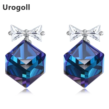 Noble New Summer 925 Sterling Silver Earrings sugar Design Blue Crystals Earring With Charm For Women Gift Jewelry
Noble New Summer 925 Sterling Silver Earrings sugar Design Blue Crystals Earring With Charm For Women Gift Jewelry
