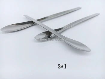 3pcs in one Stainless Steel Medicinal Spoon Ladle Single-ended Experiment Pharmacy Lab Use 
3pcs in one Stainless Steel Medicinal Spoon Ladle Single-ended Experiment Pharmacy Lab Use