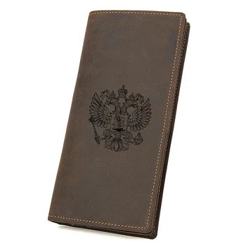 Name Vintage Long Wallet Men CCCP Wallets Card Holders Brand Leather Zip Coin Purse Engraved Russian Eagle Wallet
Name Vintage Long Wallet Men CCCP Wallets Card Holders Brand Leather Zip Coin Purse Engraved Russian Eagle Wallet