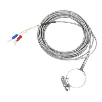 0-400 Celsius 5 Meters Temperature Sensor K Type Thermocouple + 1.1" Pipe Clamp
0-400 Celsius 5 Meters Temperature Sensor K Type Thermocouple + 1.1" Pipe Clamp