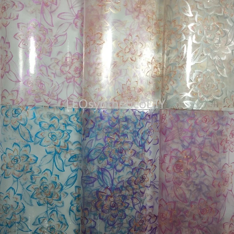 1PC 21X29CM See Through PVC Leather with Printed Glitter Flowers For Making Bows Accessories LEOsyntheticoDIY T117
1PC 21X29CM See Through PVC Leather with Printed Glitter Flowers For Making Bows Accessories LEOsyntheticoDIY T117