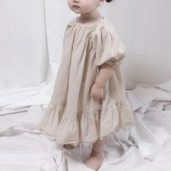 2019 summer new baby girls solid color short sleeve dress children loose leisure dress kids clothing
2019 summer new baby girls solid color short sleeve dress children loose leisure dress kids clothing