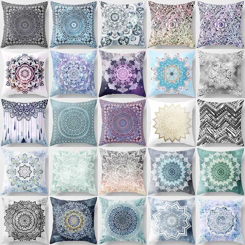 Creative design mandala flowers pillow cases pretty floral pattern beauty square pillow case home pillow covers
Creative design mandala flowers pillow cases pretty floral pattern beauty square pillow case home pillow covers