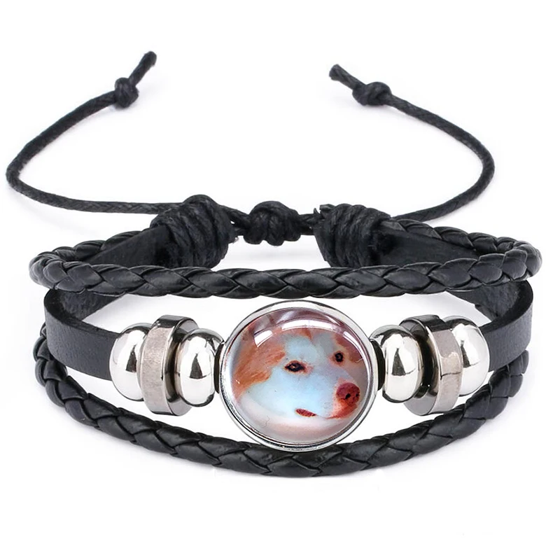 2018 New Alaska Dog Charm Bracelet Men Jewelry Adjustable Size Punk Leather Bracelet for Alaska Pet Dog Lovers B18108
2018 New Alaska Dog Charm Bracelet Men Jewelry Adjustable Size Punk Leather Bracelet for Alaska Pet Dog Lovers B18108