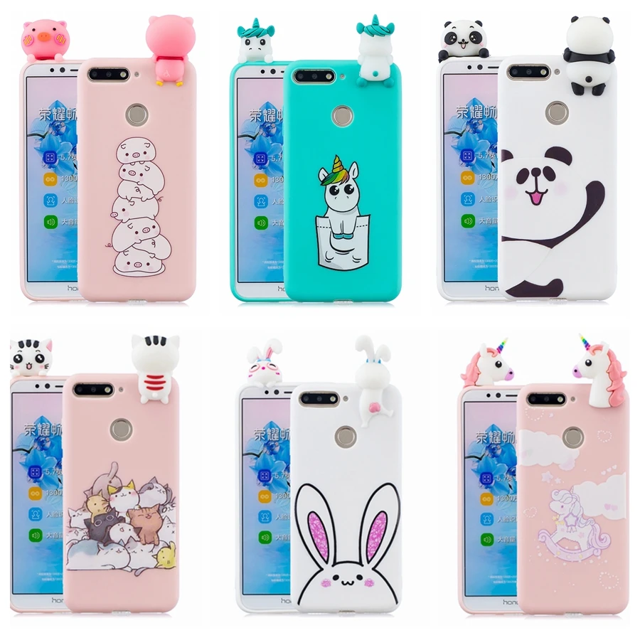 Honor 7A Pro Case for Huawei Honor 7C AUM-L41 Cover 3D Cartoon Panda Pig Unicorn Silicone Case on Huawei Y6 Y7 Prime 2018 Case
Honor 7A Pro Case for Huawei Honor 7C AUM-L41 Cover 3D Cartoon Panda Pig Unicorn Silicone Case on Huawei Y6 Y7 Prime 2018 Case