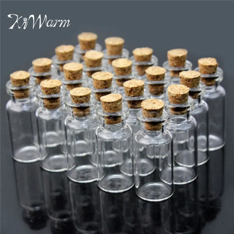 KiWarm 10pcs 0.5ml Tiny Small Cork Stopper Transparent Clear Empty Glass Wishing Bottle Storage Vial Decorative Glass Craft
KiWarm 10pcs 0.5ml Tiny Small Cork Stopper Transparent Clear Empty Glass Wishing Bottle Storage Vial Decorative Glass Craft