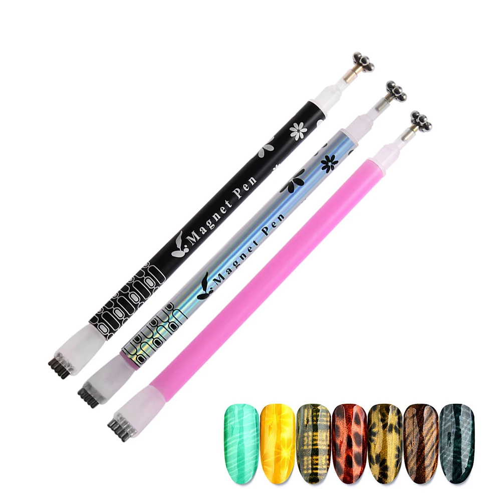 1Pc New Double Head Cat Eye Magnet Stick Pen For UV Gel Polish 3D Line Strip Flower Effect Magical Board Manicure Nail Art Tools
1Pc New Double Head Cat Eye Magnet Stick Pen For UV Gel Polish 3D Line Strip Flower Effect Magical Board Manicure Nail Art Tools