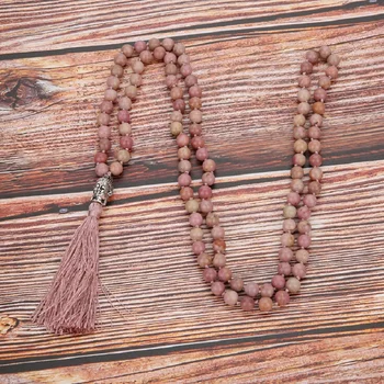 Dropship Women's Yoga 108 Beads Necklace Natural Rhodochrosite Buddha Head Pendant Necklace Hand Knotted Meditation Mala Jewelry
Dropship Women's Yoga 108 Beads Necklace Natural Rhodochrosite Buddha Head Pendant Necklace Hand Knotted Meditation Mala Jewelry