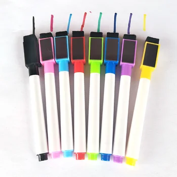 8PC/set Mini Magnetic Whiteboard Marker Pen Plastic Colour White Board Pens with Eraser Eraseables for kids Gift School Supplies
8PC/set Mini Magnetic Whiteboard Marker Pen Plastic Colour White Board Pens with Eraser Eraseables for kids Gift School Supplies