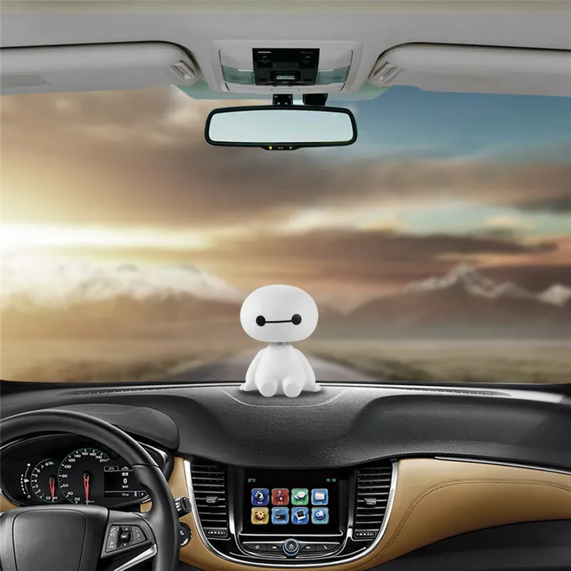 Car Interior Decorations Fashion Cartoon Plastic Shaking Head Toys Funny Big Hero Model Doll Car Ornaments Styling Best Gift
Car Interior Decorations Fashion Cartoon Plastic Shaking Head Toys Funny Big Hero Model Doll Car Ornaments Styling Best Gift