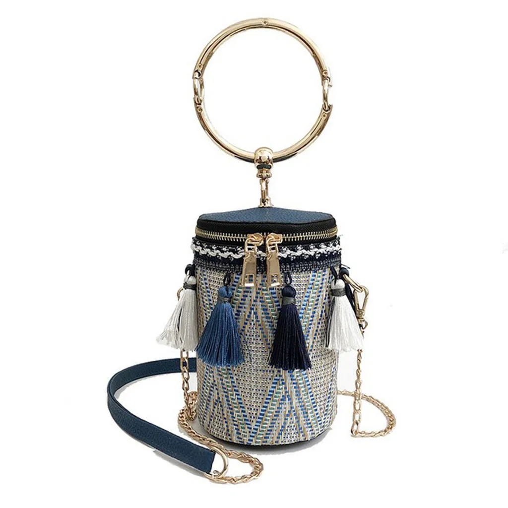 MOLAVE Handbags Polyester bags for women 2019 new elegent Women Retro Weave Feather Tassel Bucket Shoulder Crossbody handbag9328 
MOLAVE Handbags Polyester bags for women 2019 new elegent Women Retro Weave Feather Tassel Bucket Shoulder Crossbody handbag9328