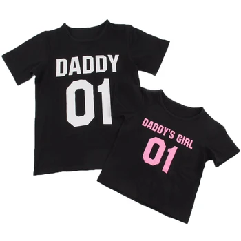 puseky Family Matching Outfits DADDY'S GIRL Pattern