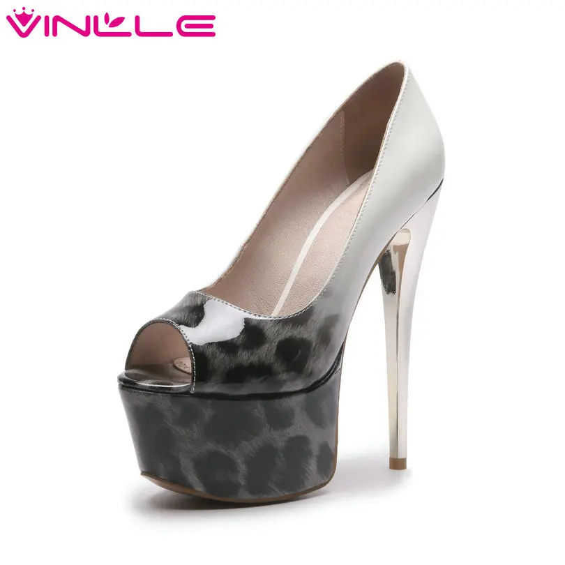 VINLLE 2018 Elegant Sexy Women Shoes Super Thin High Heel Slip On Peep Toe Black Ladies Wedding Pumps Size 34-43
VINLLE 2018 Elegant Sexy Women Shoes Super Thin High Heel Slip On Peep Toe Black Ladies Wedding Pumps Size 34-43