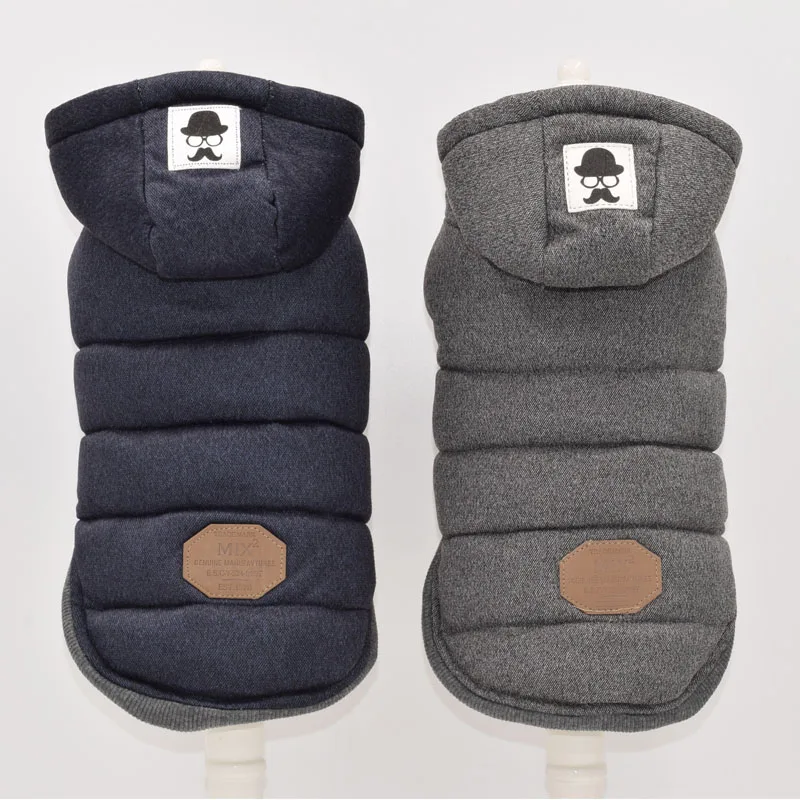 Two Feet Winter Dog Clothes Blue Grey Color S-xxl Size For Choice Super Warm And Soft Cotton Padded Dog Winter Pet Dog Jacket
Two Feet Winter Dog Clothes Blue Grey Color S-xxl Size For Choice Super Warm And Soft Cotton Padded Dog Winter Pet Dog Jacket