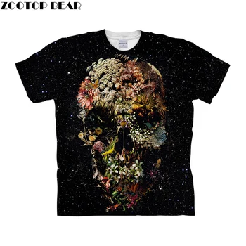 Black Skull by ALI Artist Men Tshirts 3D Prints Flower tshirt Brand Summer Casual Short Tees Tops Clothing Drop Ship ZOOTOP BEAR
Black Skull by ALI Artist Men Tshirts 3D Prints Flower tshirt Brand Summer Casual Short Tees Tops Clothing Drop Ship ZOOTOP BEAR