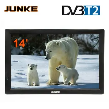 JUNKE HD Portable TV 14 Inch Digital And Analog Led Televisions Support TF Card USB Audio Video Player Car Television DVB-T2
JUNKE HD Portable TV 14 Inch Digital And Analog Led Televisions Support TF Card USB Audio Video Player Car Television DVB-T2
