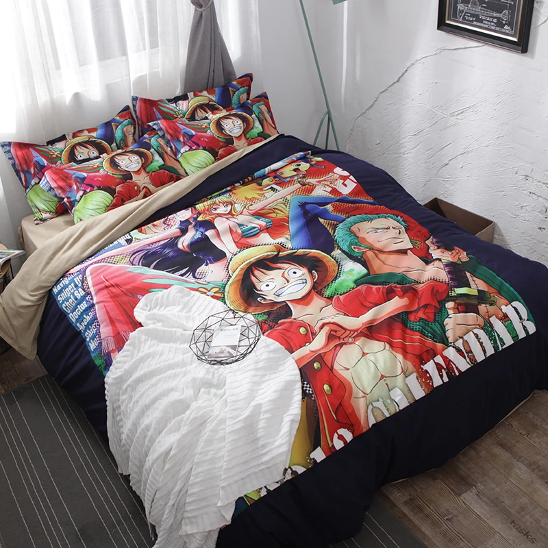 Fashion 3D Japan cartoon Anime ONE PIECE Children boys bedding set twin full queen king 3/4pcs bedroom soft Pillowcase kid gifts
Fashion 3D Japan cartoon Anime ONE PIECE Children boys bedding set twin full queen king 3/4pcs bedroom soft Pillowcase kid gifts