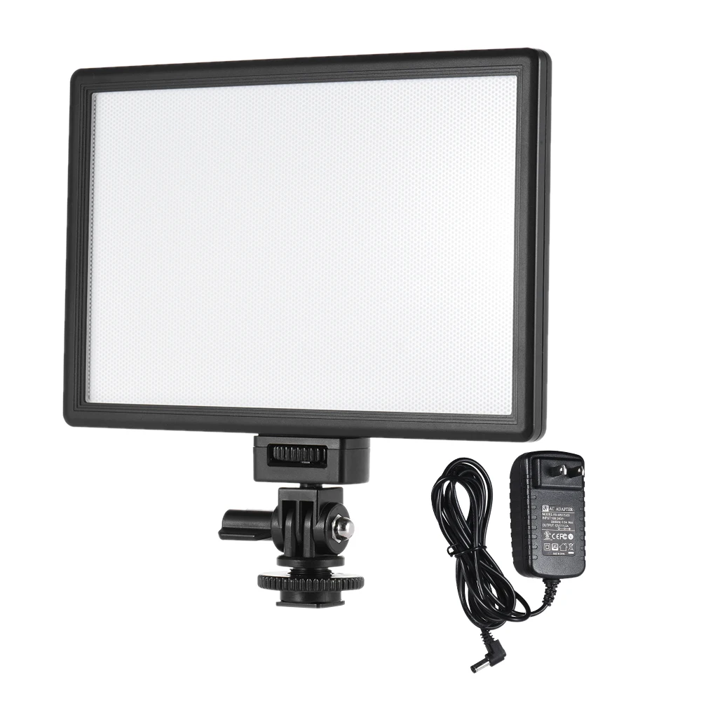 Viltrox L116T Professional Ultra-thin Bi-color LED Video Light Photography Fill Light w/Power Adapter for Camera Camcorder
Viltrox L116T Professional Ultra-thin Bi-color LED Video Light Photography Fill Light w/Power Adapter for Camera Camcorder