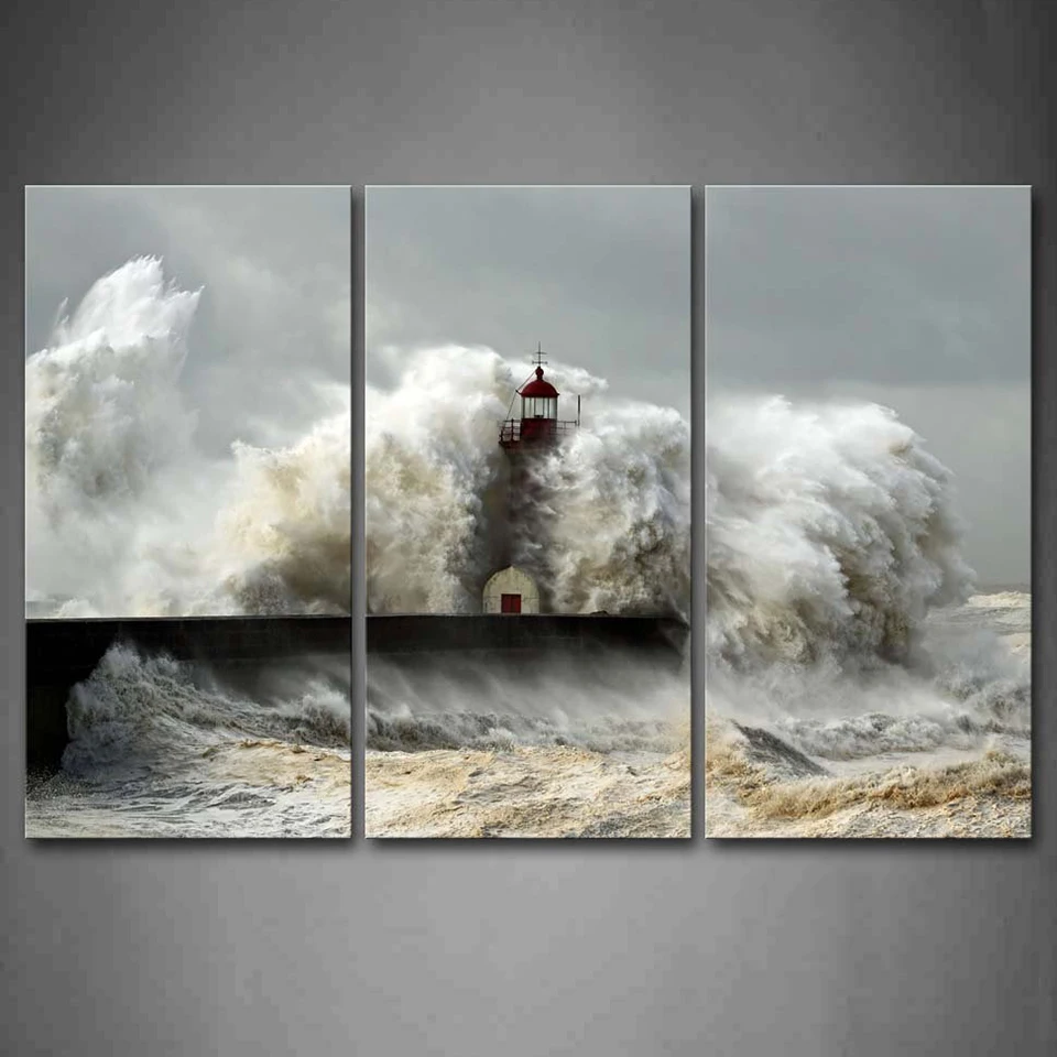HD Painting On Canvas Home Decoration Modern 3 Panel Lighthouse Sea view Living Room Wall Art Pictures Printed Posters Frame
HD Painting On Canvas Home Decoration Modern 3 Panel Lighthouse Sea view Living Room Wall Art Pictures Printed Posters Frame