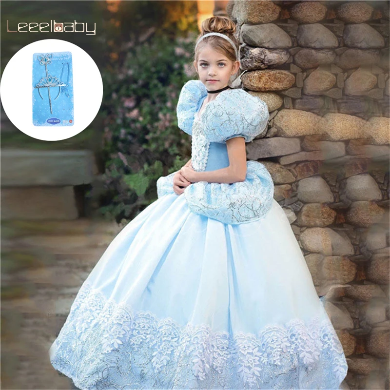 Girls summer party princess dress inspired by Cinderella Anna Princess child Aurora clothing child beauty Halloween costume
Girls summer party princess dress inspired by Cinderella Anna Princess child Aurora clothing child beauty Halloween costume