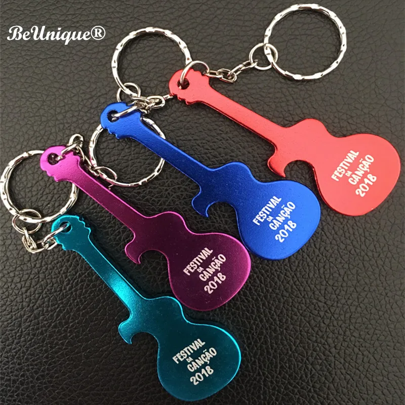 Aluminium Alloy mini guitar shape bottle opener keychain beverage Can opener Business promotion club souvenirs Custom logo
Aluminium Alloy mini guitar shape bottle opener keychain beverage Can opener Business promotion club souvenirs Custom logo