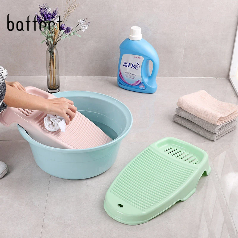 Thicken Plastic Washboard Washing Board Anti-slip Shirts Cleaning Laundry For Kid Clothes Hanging Soap Box Bathroom Household
Thicken Plastic Washboard Washing Board Anti-slip Shirts Cleaning Laundry For Kid Clothes Hanging Soap Box Bathroom Household