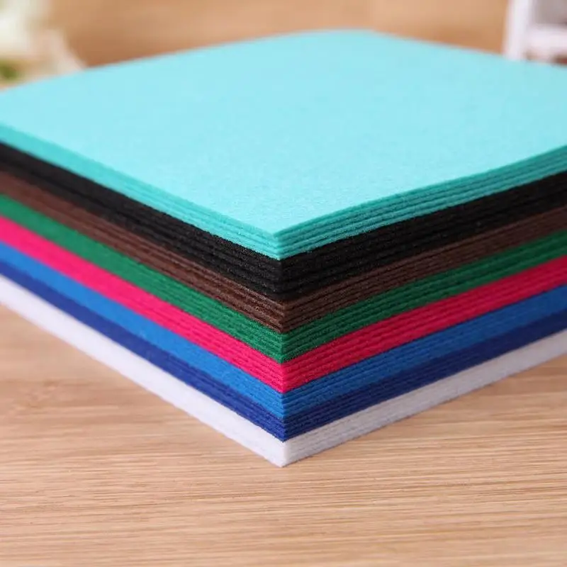 40pcs/set Non-Woven Felt Fabric Polyester Cloth Felt Fabric DIY Bundle for Sewing Doll Handmade Craft Thick Home Decor Colorful
40pcs/set Non-Woven Felt Fabric Polyester Cloth Felt Fabric DIY Bundle for Sewing Doll Handmade Craft Thick Home Decor Colorful