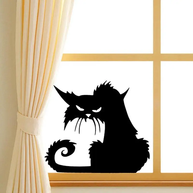 LumiParty Halloween Scary Black Cat Wall Sticker Removable Vinyl Decal Window Decor 15x13cm -30
LumiParty Halloween Scary Black Cat Wall Sticker Removable Vinyl Decal Window Decor 15x13cm -30