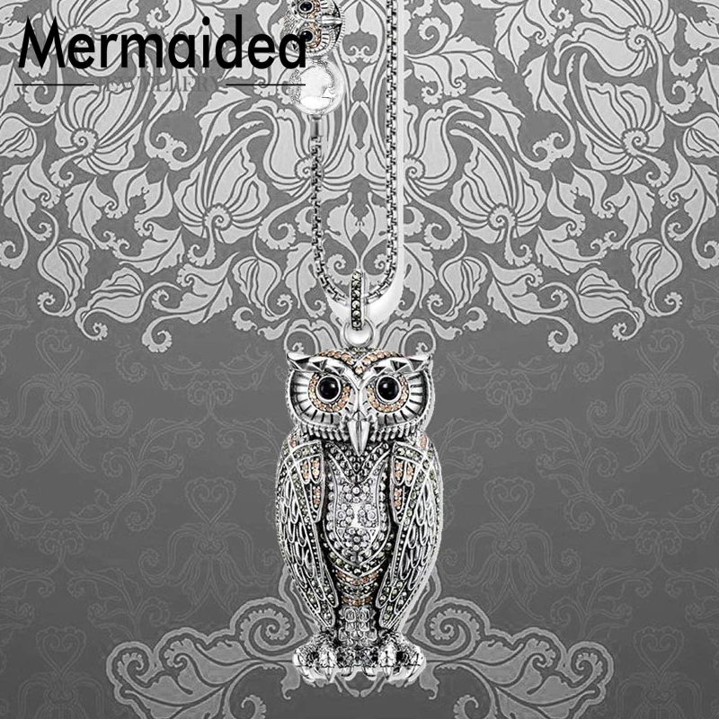 Link Chain Necklace Big Small Owl Fashion 925 Sterling Silver Jewelry European Romantic Gift Women Girls 2019 Collier
Link Chain Necklace Big Small Owl Fashion 925 Sterling Silver Jewelry European Romantic Gift Women Girls 2019 Collier