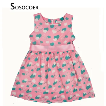 SOSOCOER Summer Girls Baby Dress Cute Kitten Pattern Pink Sleeveless Dress Girl Kids Clothes Cartoon Cat Belt Childrens Dresses
SOSOCOER Summer Girls Baby Dress Cute Kitten Pattern Pink Sleeveless Dress Girl Kids Clothes Cartoon Cat Belt Childrens Dresses