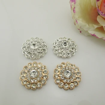 (BT184 25mm)20pcs Sparkling alloy silver or gold rhinestone buttons embellishements
(BT184 25mm)20pcs Sparkling alloy silver or gold rhinestone buttons embellishements