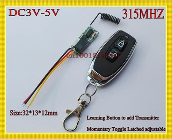 DC3V-5V Relay Mini Size Remote Control Switch Micro Receiver Transmitter 3v 3.7v 4.5v 5v Wireless LED Power Remote Controller
DC3V-5V Relay Mini Size Remote Control Switch Micro Receiver Transmitter 3v 3.7v 4.5v 5v Wireless LED Power Remote Controller