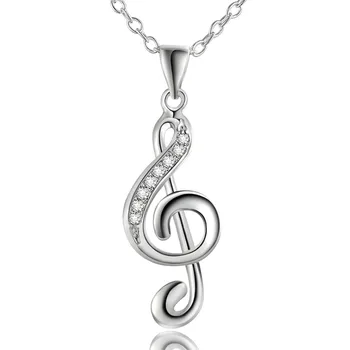 wedding party jewelry wholesale women creative music symbol pendant necklace stone female fashion Silver color jewelry LN011
wedding party jewelry wholesale women creative music symbol pendant necklace stone female fashion Silver color jewelry LN011