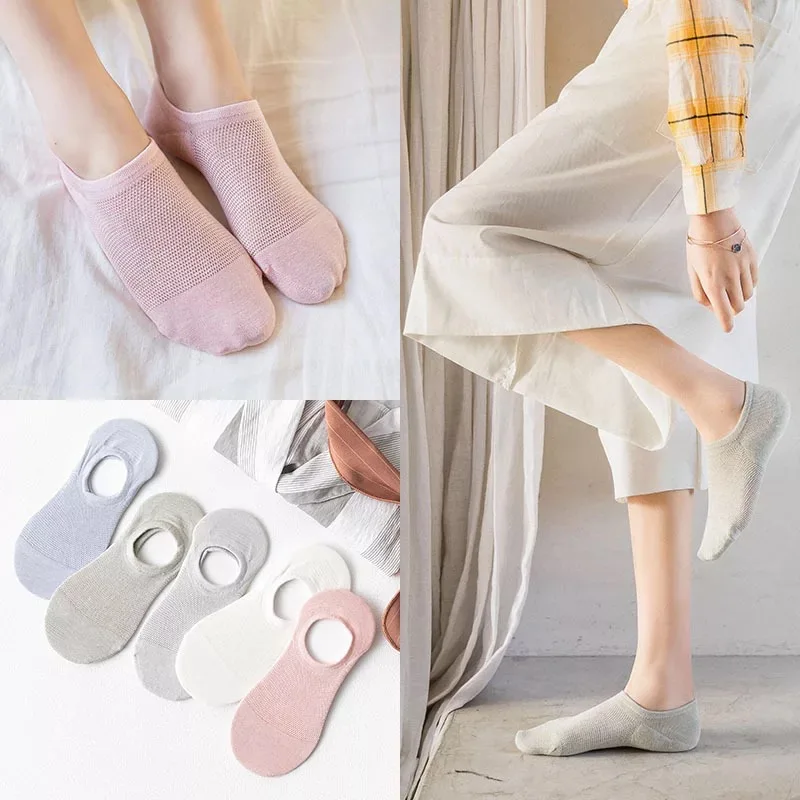 Spring and summer New hollowed-out lady's invisible ship socks Silica anti-skid socks,breathable and odor-proof Socks
Spring and summer New hollowed-out lady's invisible ship socks Silica anti-skid socks,breathable and odor-proof Socks